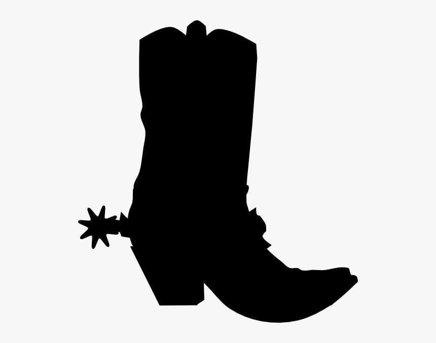 Cowboy Boot Cowboy Hat Clip Art - Cowboy Boots Silhouette Png, Transparent Png, Free Download