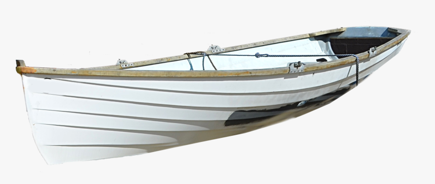 Fisherman Clipart Row Boat - Skiff, HD Png Download, Free Download