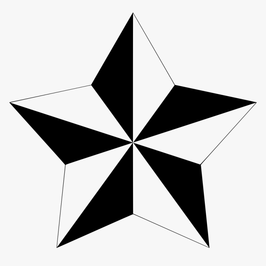 5 Point Star Blue, HD Png Download, Free Download