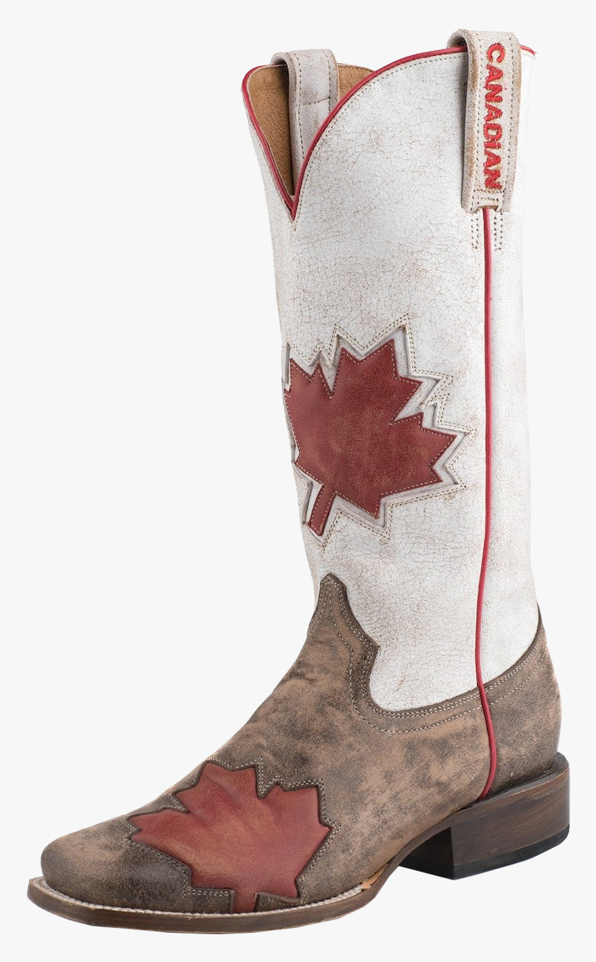 Canadian Flag Cowboy Boots , Png Download - Canadian Flag Western Boots, Transparent Png, Free Download