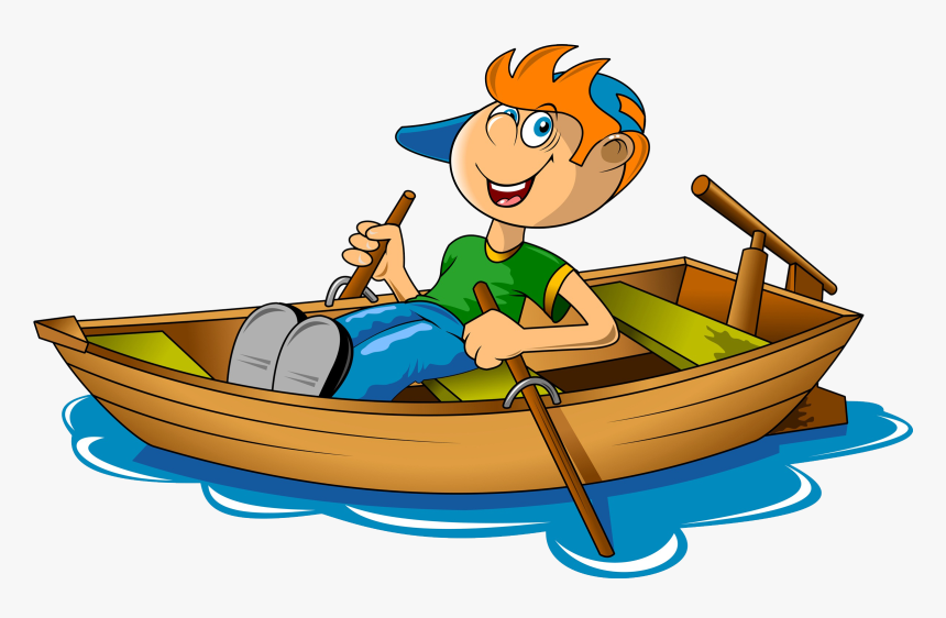 Canoe Clipart Canoe River - Rowing Boat Clip Art, HD Png Download, Free Download