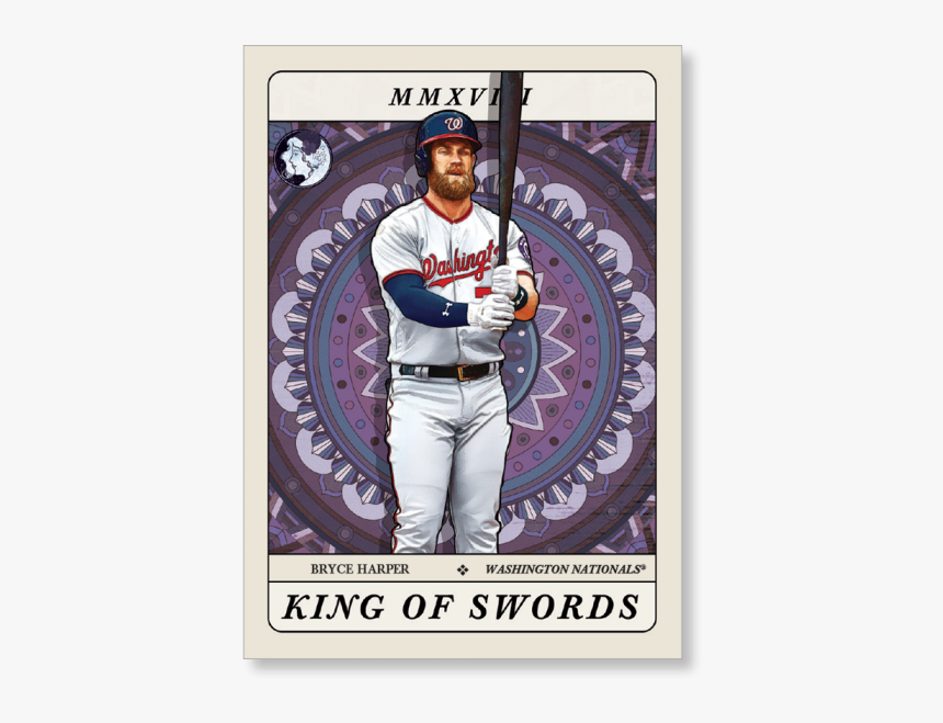 Bryce Harper 2018 Topps Gypsy Queen Baseball Tarot - Magento, HD Png Download, Free Download