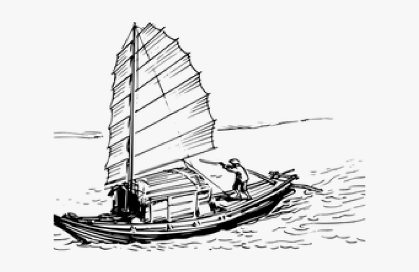 Row Boat Clipart Sampan - Yangtze Boatman, HD Png Download, Free Download