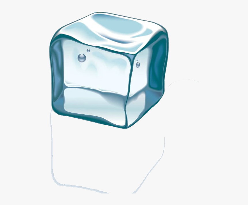 Ice Cube Melting Clip Art - Frozen Transparent Ice Cube, HD Png Download, Free Download