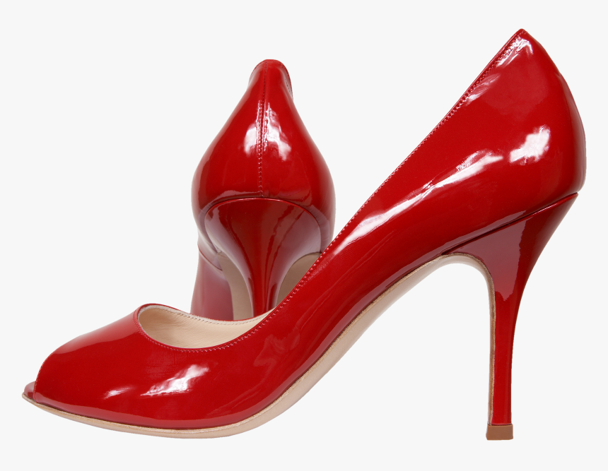 Basic-pump - Red Heels Png, Transparent Png, Free Download