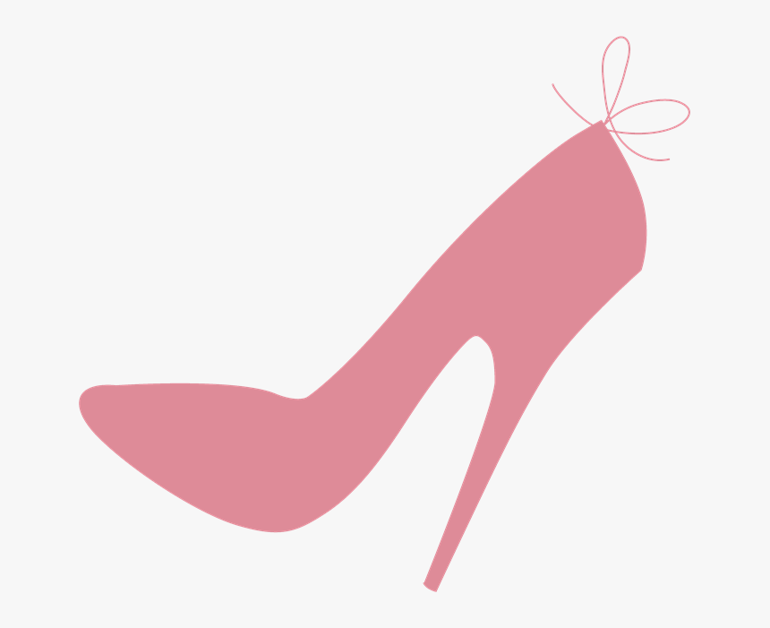 Transparent Heel Clipart - Pink High Heel Clipart, HD Png Download, Free Download