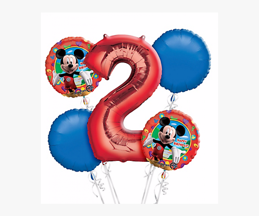 Mickey Mouse Balloons Png - Mickey Mouse Birthday Balloon, Transparent Png, Free Download