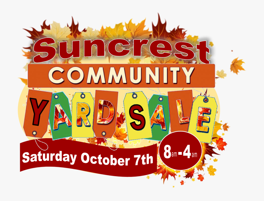 Suncrest Fall Community Yard Sale - Illustration, HD Png Download, Free Download