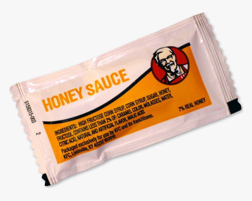 Kfc Honey Sauce Packet - Kfc Honey Sauce Ingredients, HD Png Download, Free Download