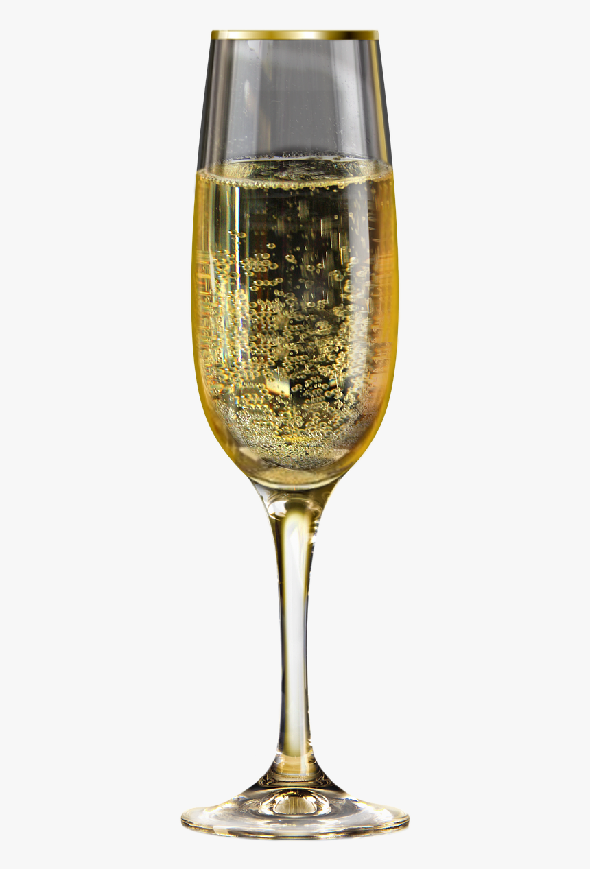 Champagne New Year"s Day Light Champagne Free Picture - Transparent Background Champagne Glass .png, Png Download, Free Download