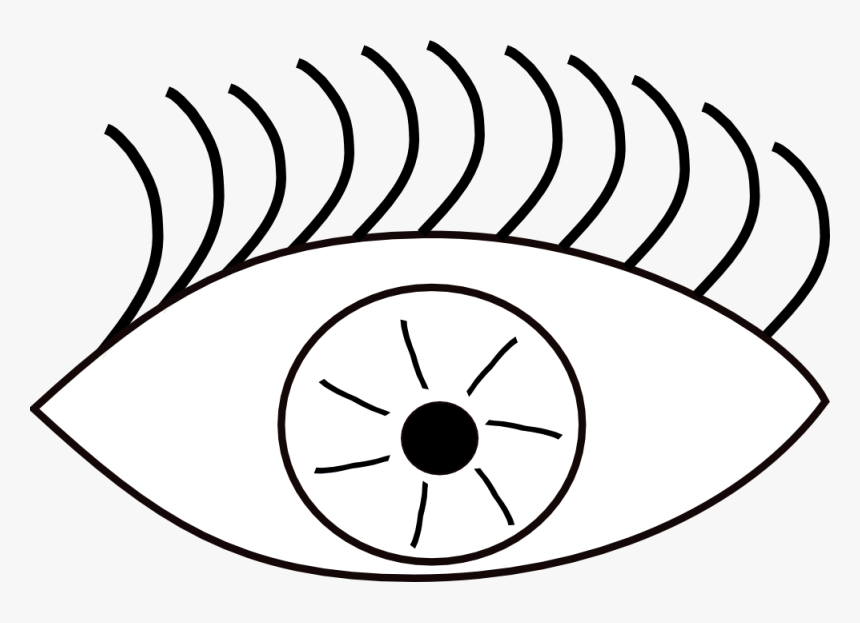 Eye Clip Art Black And White - Sense Of Sight Clipart, HD Png Download, Free Download