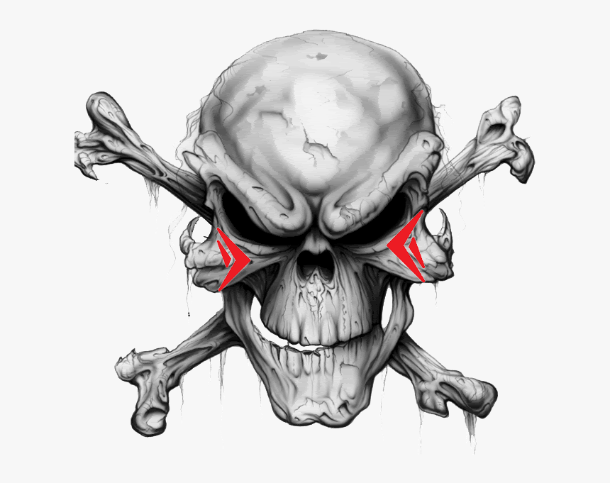 Skull & Bones Skull And Bones Human Skull Symbolism - Ghost Rider Skull Png, Transparent Png, Free Download