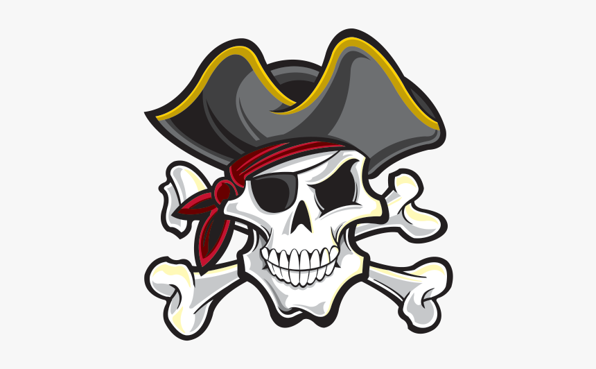 Skull & Bones Skull And Crossbones Piracy Human Skull - Pirate Skull And Crossbones, HD Png Download, Free Download