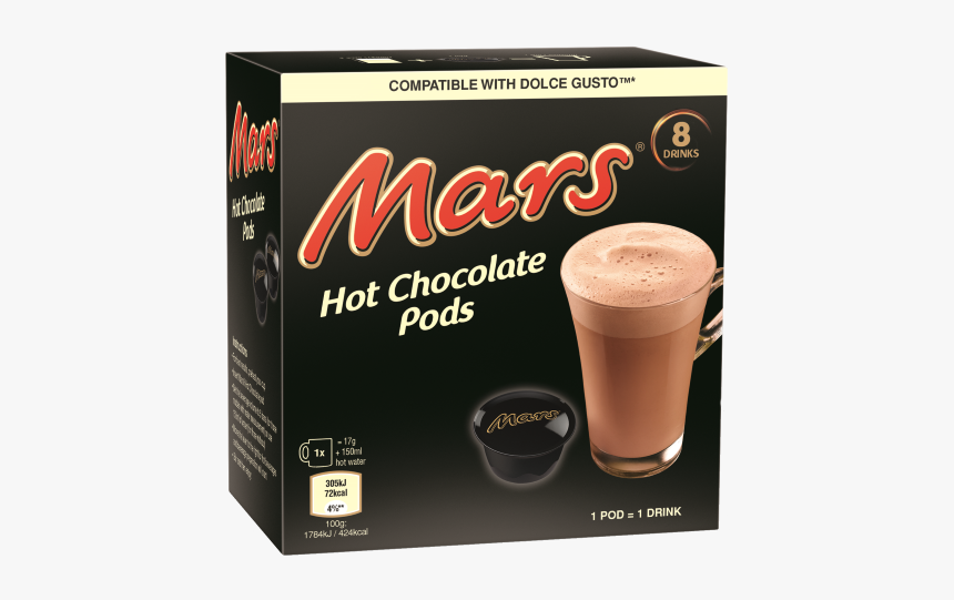 Mars Hot Chocolate Pods - Mars, HD Png Download, Free Download
