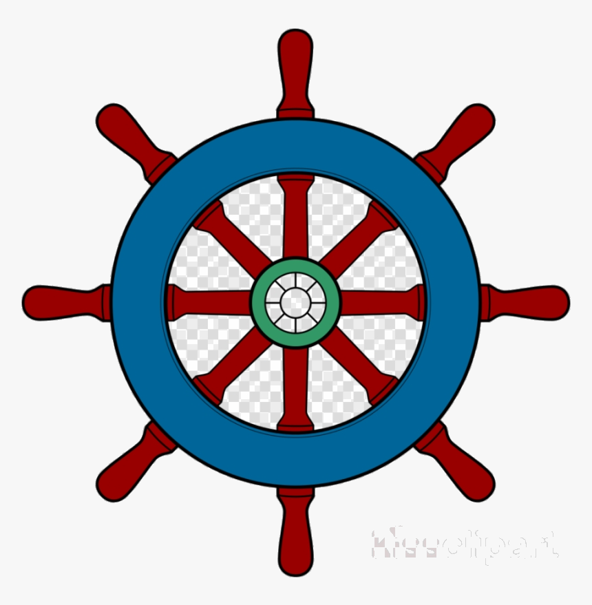 Ship Wheel Boat Clipart Ships Clip Art Transparent - Pirate Ship Wheel Clip Art, HD Png Download, Free Download