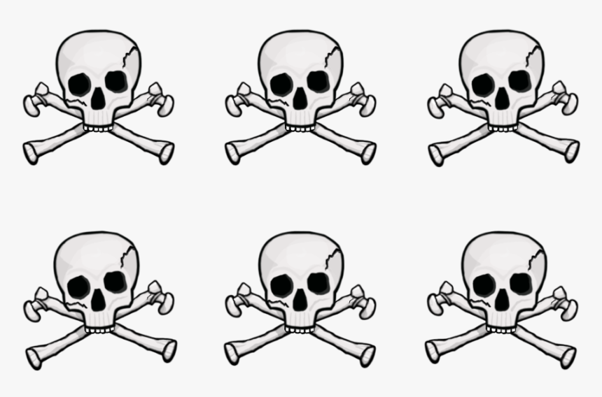 Falling Skull & Bones Platform , Png Download, Transparent Png, Free Download