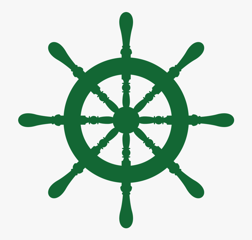 Ship Wheel Laker School - Vector Boat Steering Wheel, HD Png Download, Free Download