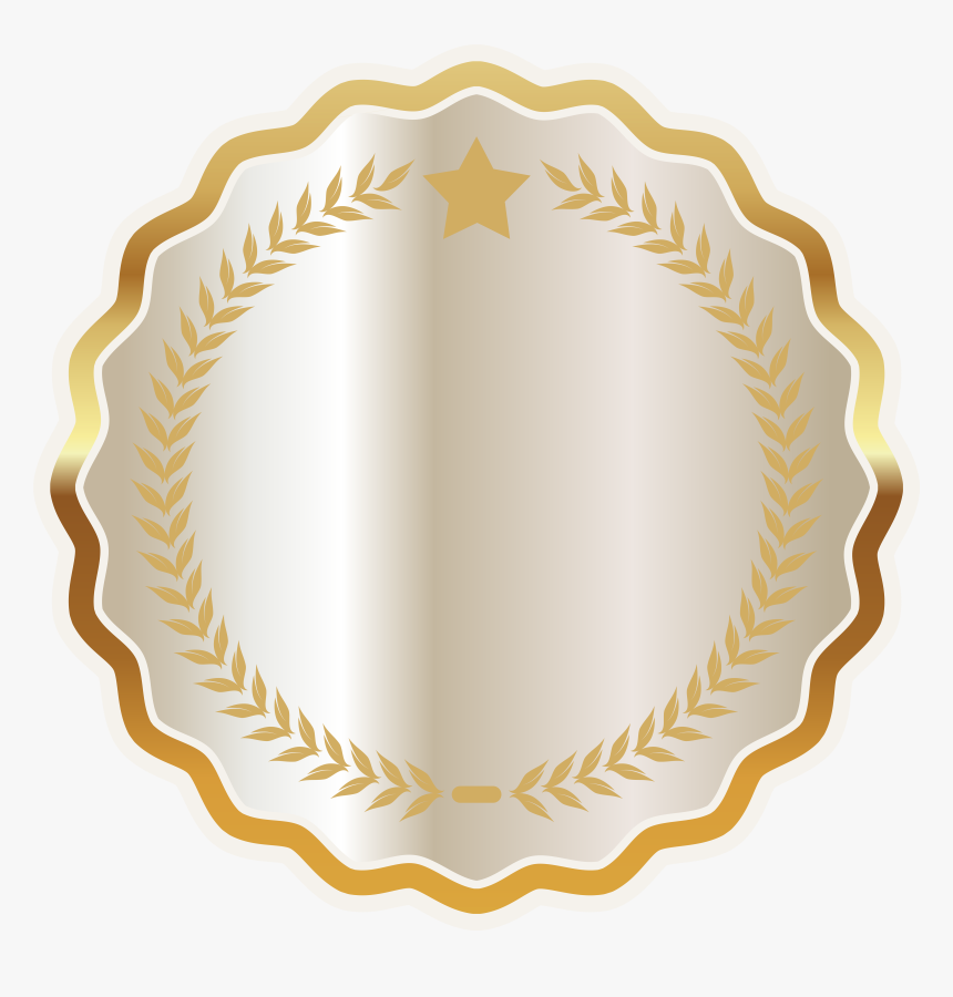 Golden Badge Png High-quality Image - Gold Leaves Circle Png, Transparent Png, Free Download