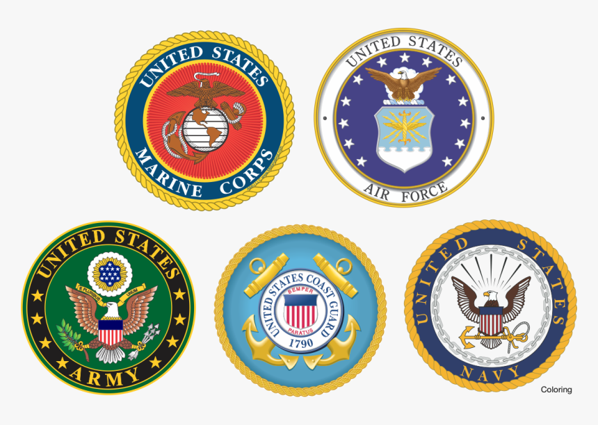 Military Branch Logos Png - Military Branches, Transparent Png, Free Download