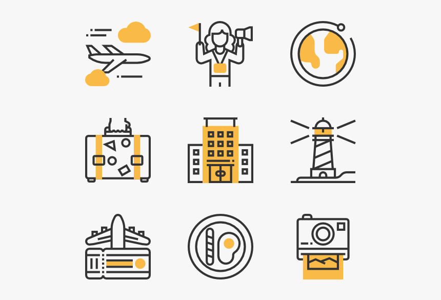 Tourism And Travel - Vector Travel Icon Png, Transparent Png, Free Download