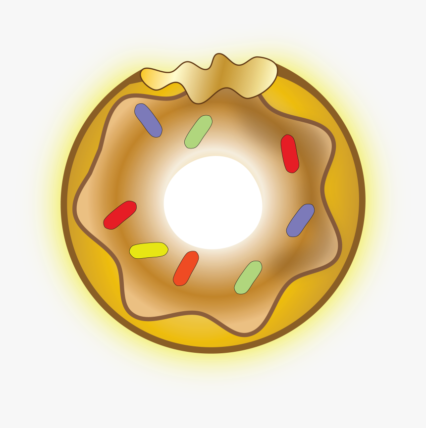 The Gold Donut - Simpsons Golden Donut, HD Png Download, Free Download