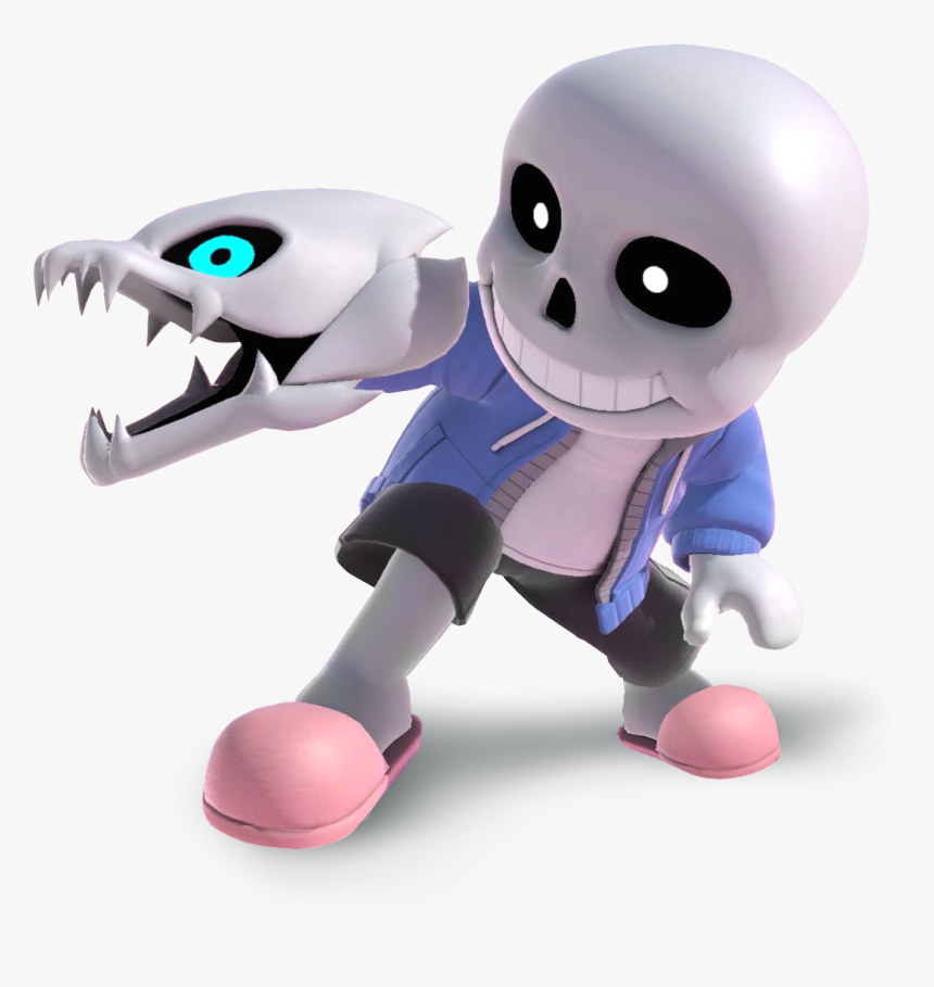 Official Sans The Skeleton From Undertale, 3d Render - Super Smash Bros Ultimate Sans, HD Png Download, Free Download