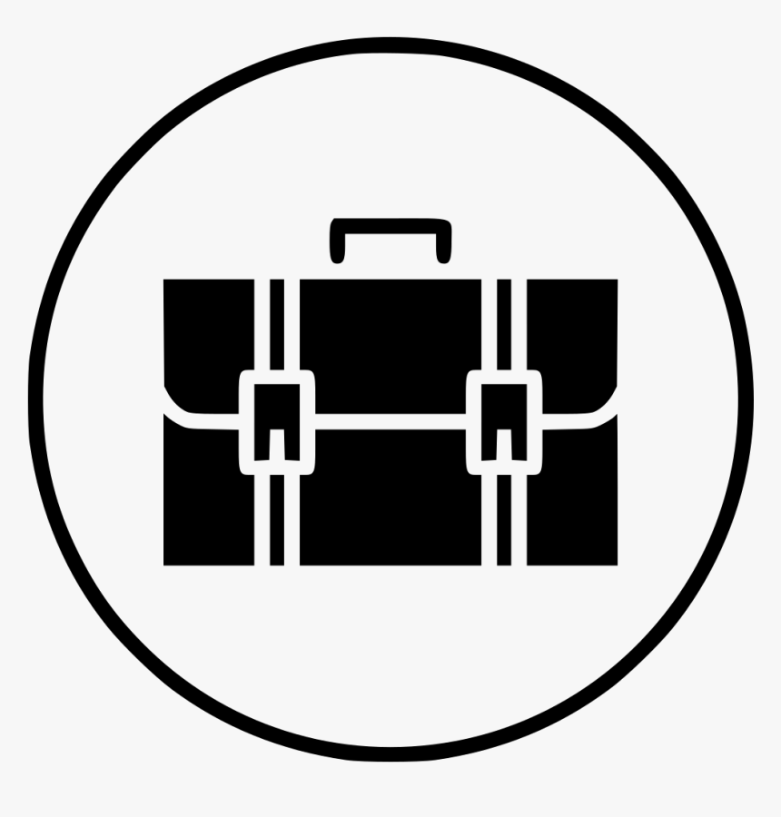 Travel Bag Tour Carry Tourist Luggage Office - Icon Circle Office Png, Transparent Png, Free Download