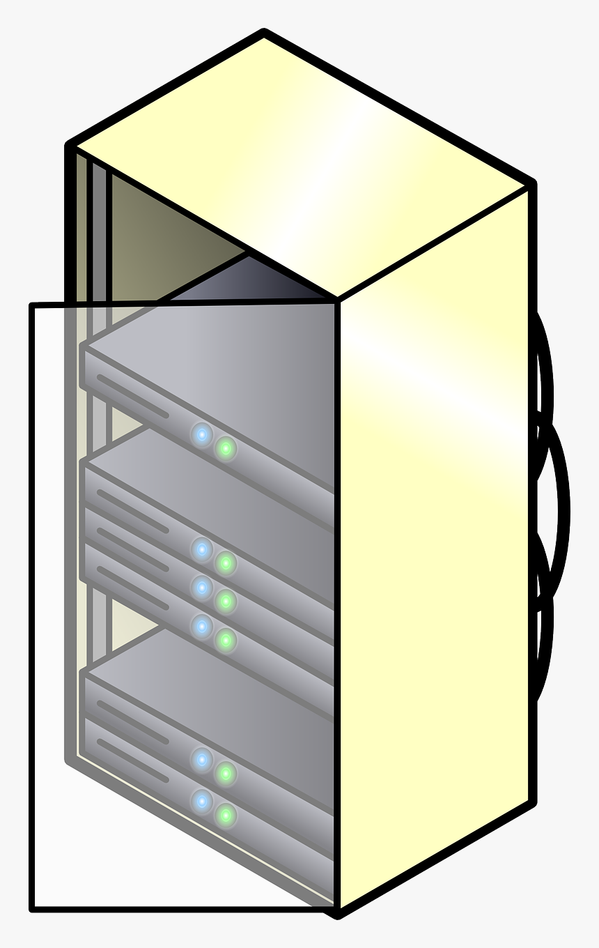 Server, Mount, Icon, Rack, Computer, Cloud, Cupboard - Server Rack Icon Png, Transparent Png, Free Download