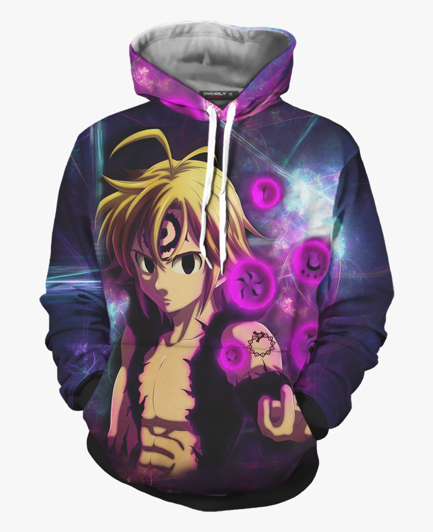 The Seven Deadly Sins Meliodas Assault Mode 3d Hoodie - Meliodas King Of Demons, HD Png Download, Free Download