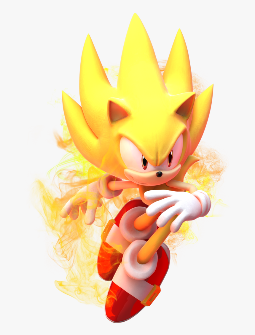 Transparent Sonic 4 Png - Sonic Unleashed Super Sonic The Hedgehog, Png Download, Free Download