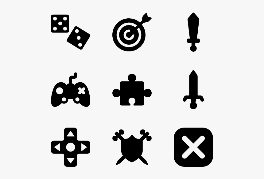 Gaming Fill - Transparent Gaming Icons, HD Png Download, Free Download