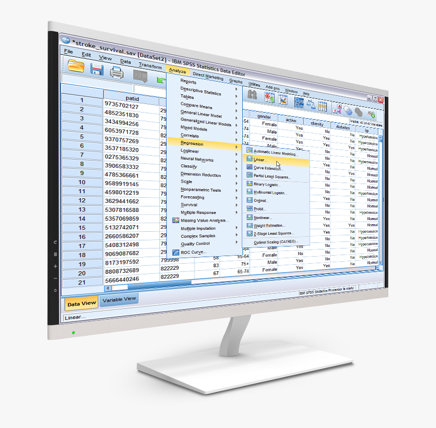 Spss Statistics - Spss V25, HD Png Download, Free Download