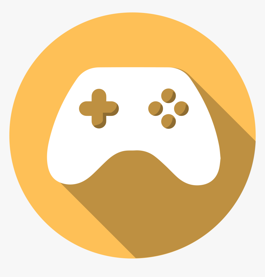 Gaming Icon Png - Game Icon Png Yellow, Transparent Png, Free Download