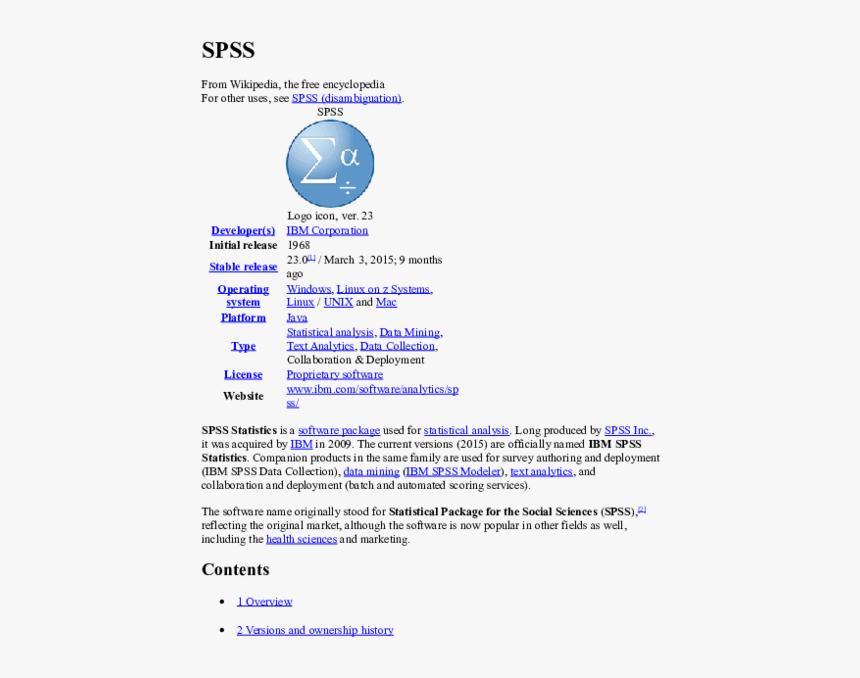 Spss 19, HD Png Download, Free Download