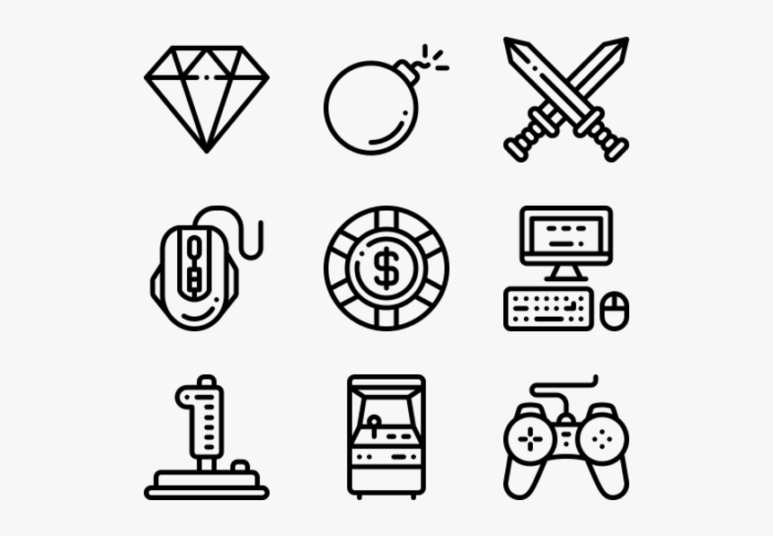 Gaming - Email Phone Address Icons, HD Png Download, Free Download