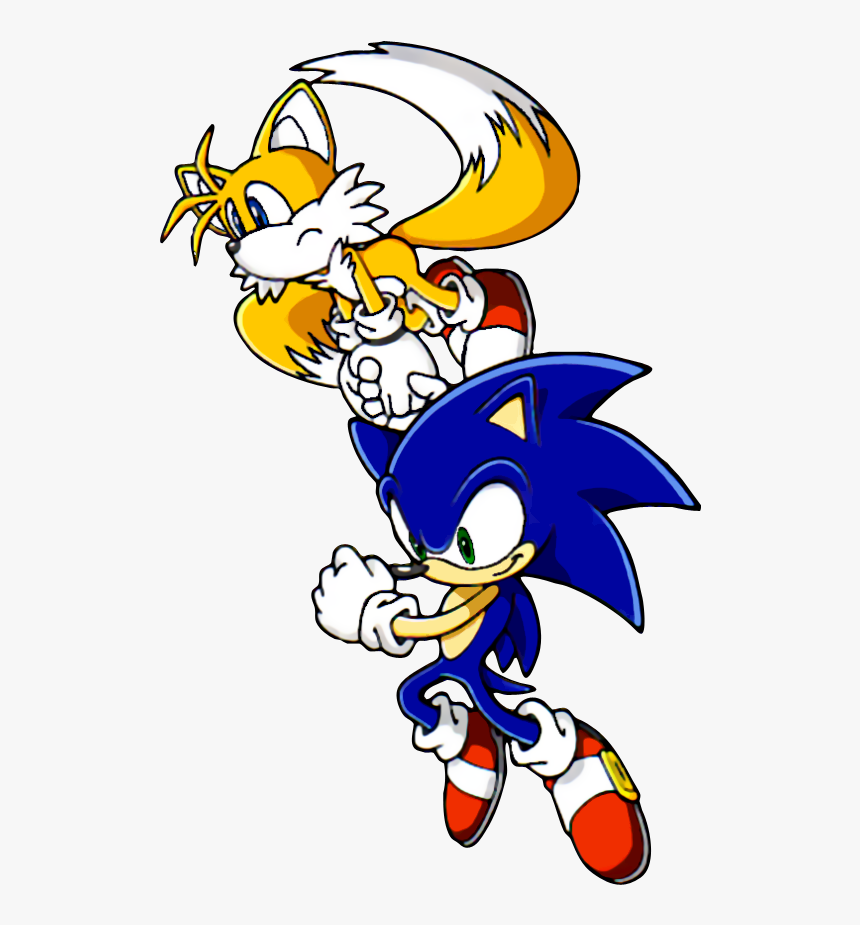 Sonic And Tails Flying, HD Png Download, Free Download