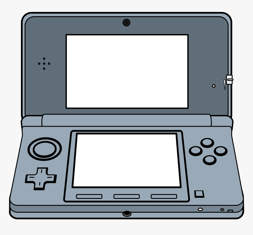 Handheld 3d Game System Clip Arts - Game Console Clipart, HD Png Download, Free Download