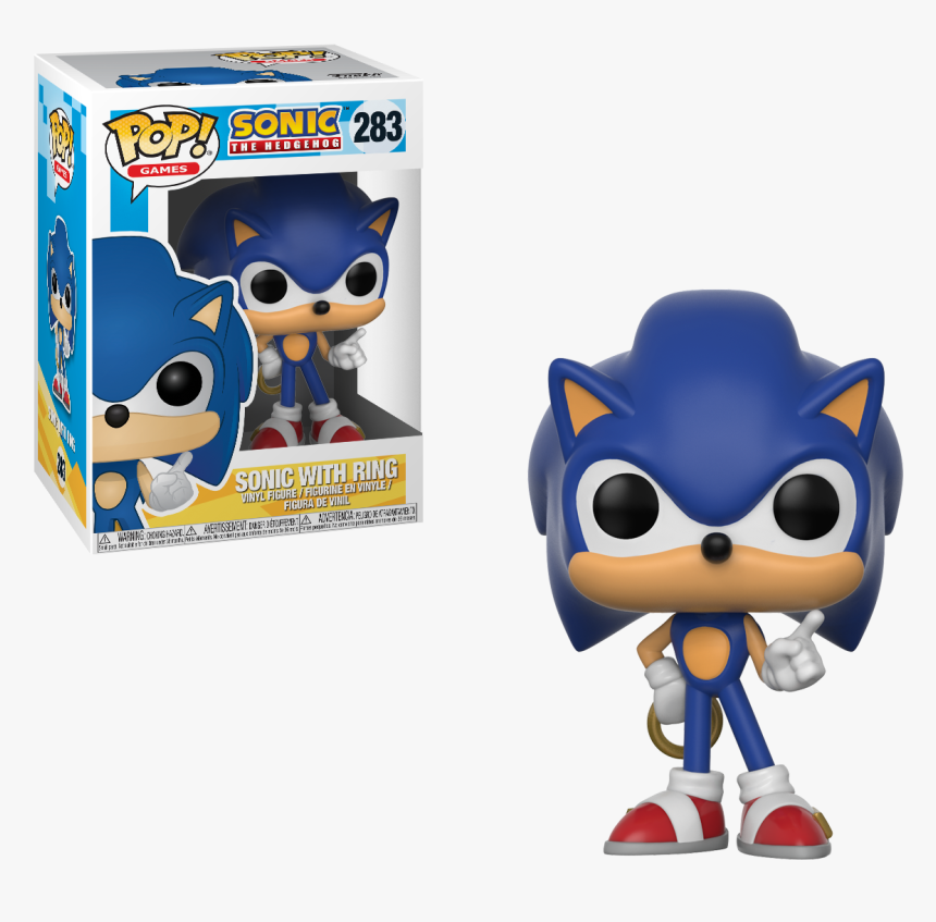 Funko Pop Games - Funko Pop Sonic With Ring, HD Png Download, Free Download