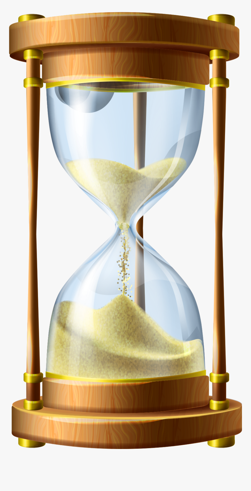 Transparent Hourglass Clipart - Sand Clock Png, Png Download, Free Download
