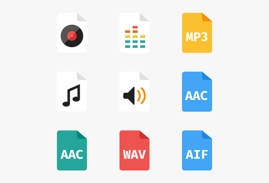 Audio Files - Audio File Icon Png, Transparent Png - kindpng