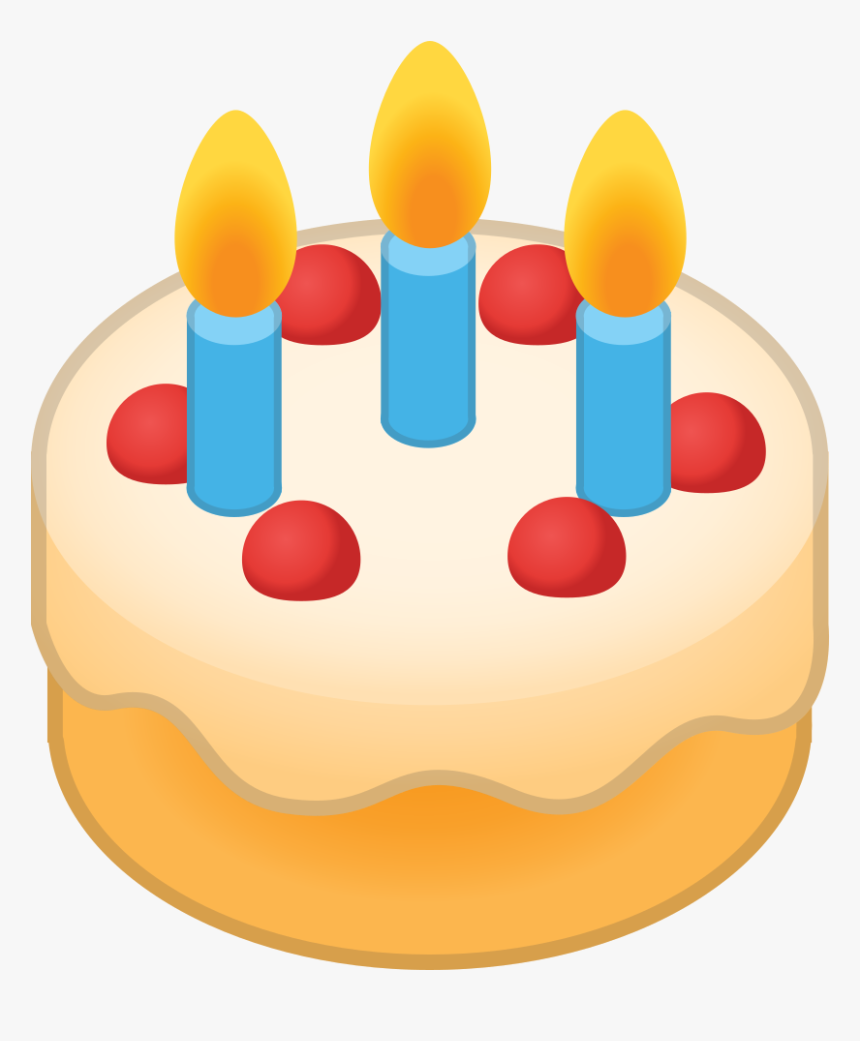 Birthday Cake Icon - Cake Emoji Png, Transparent Png, Free Download