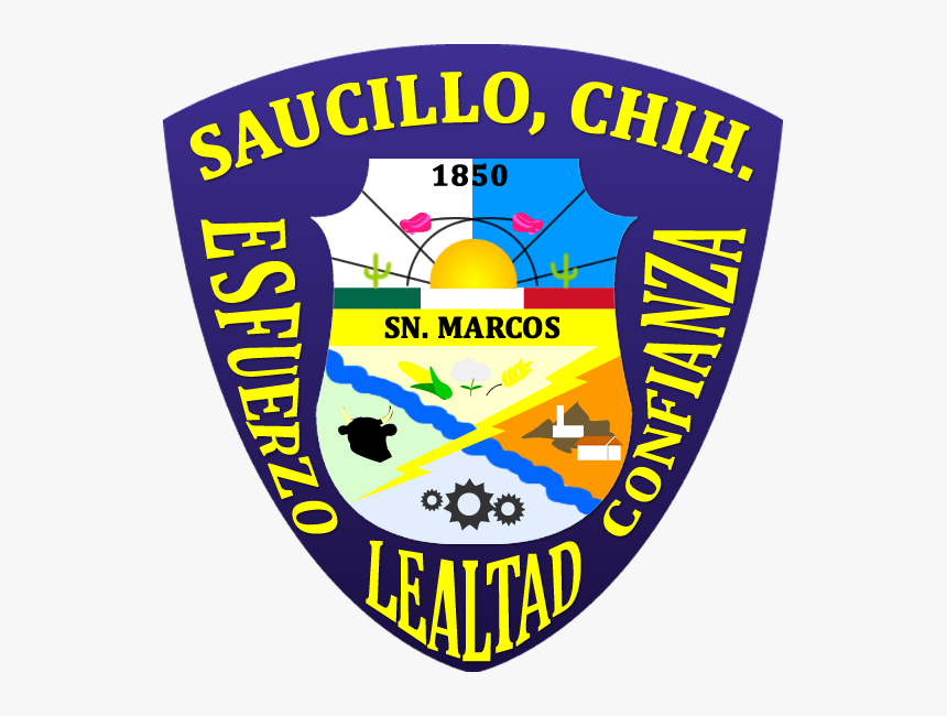 Transparent Engrane Png - Escudo De Saucillo Chihuahua, Png Download, Free Download