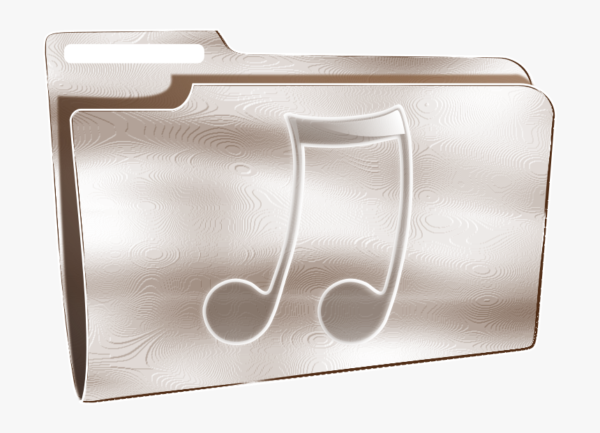 Folder Icon Plastic Music - File Folder, HD Png Download, Free Download