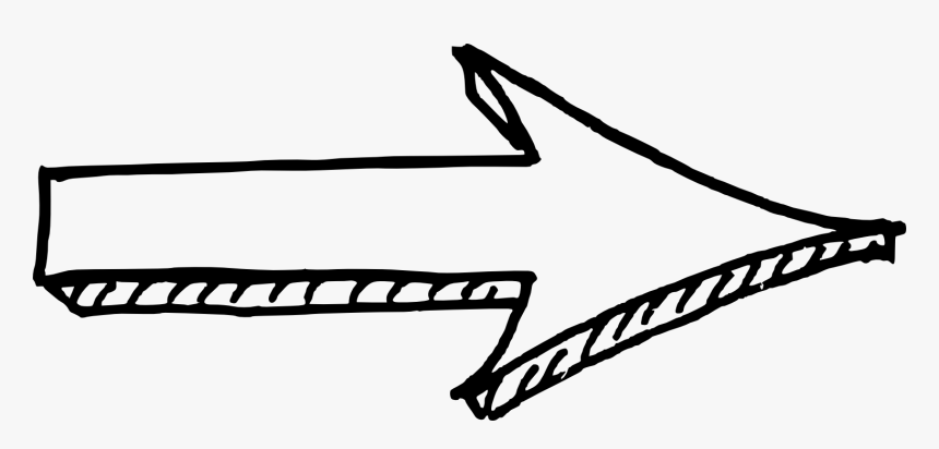 Drawn Arrow Png, Transparent Png, Free Download