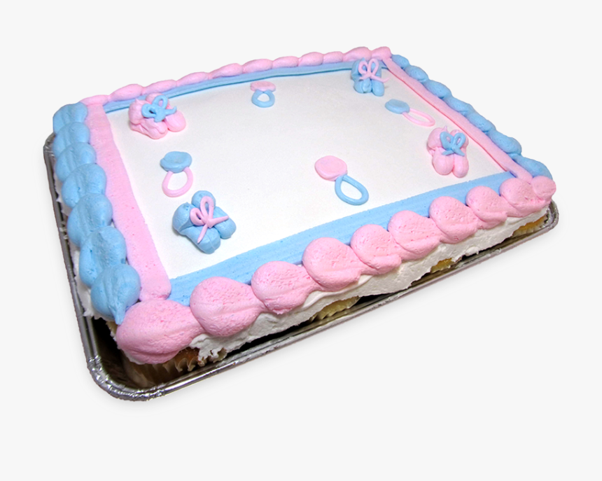 Half Sheet Cake Size Gender Reveal, HD Png Download, Free Download