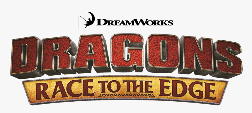 Dreamworks Pictures Logo Png - Dragons Race To The Edge Logo, Transparent Png, Free Download