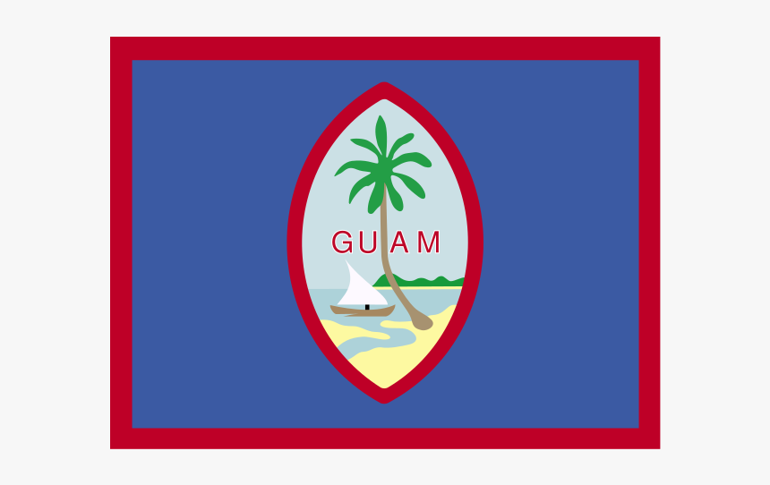 Flag Of Guam Logo Png Transparent - Guam Flag, Png Download, Free Download
