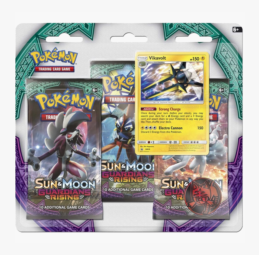 Sun & Moon Guardians Rising 3 Pack Booster, HD Png Download, Free Download
