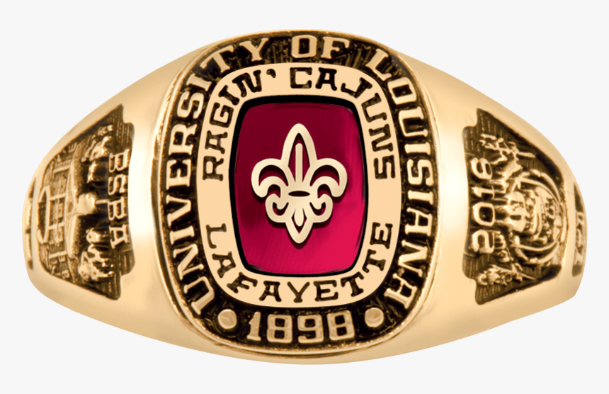 University Of Louisiana Lafayette Ring, HD Png Download, Free Download