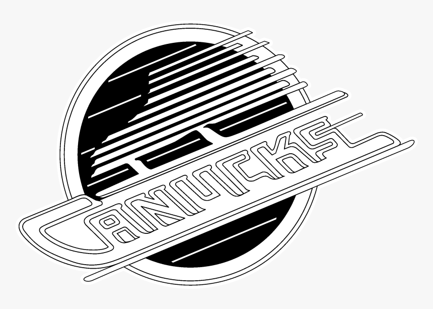 Transparent Vancouver Canucks Logo Png - Black And White Canucks Logo Vector, Png Download, Free Download